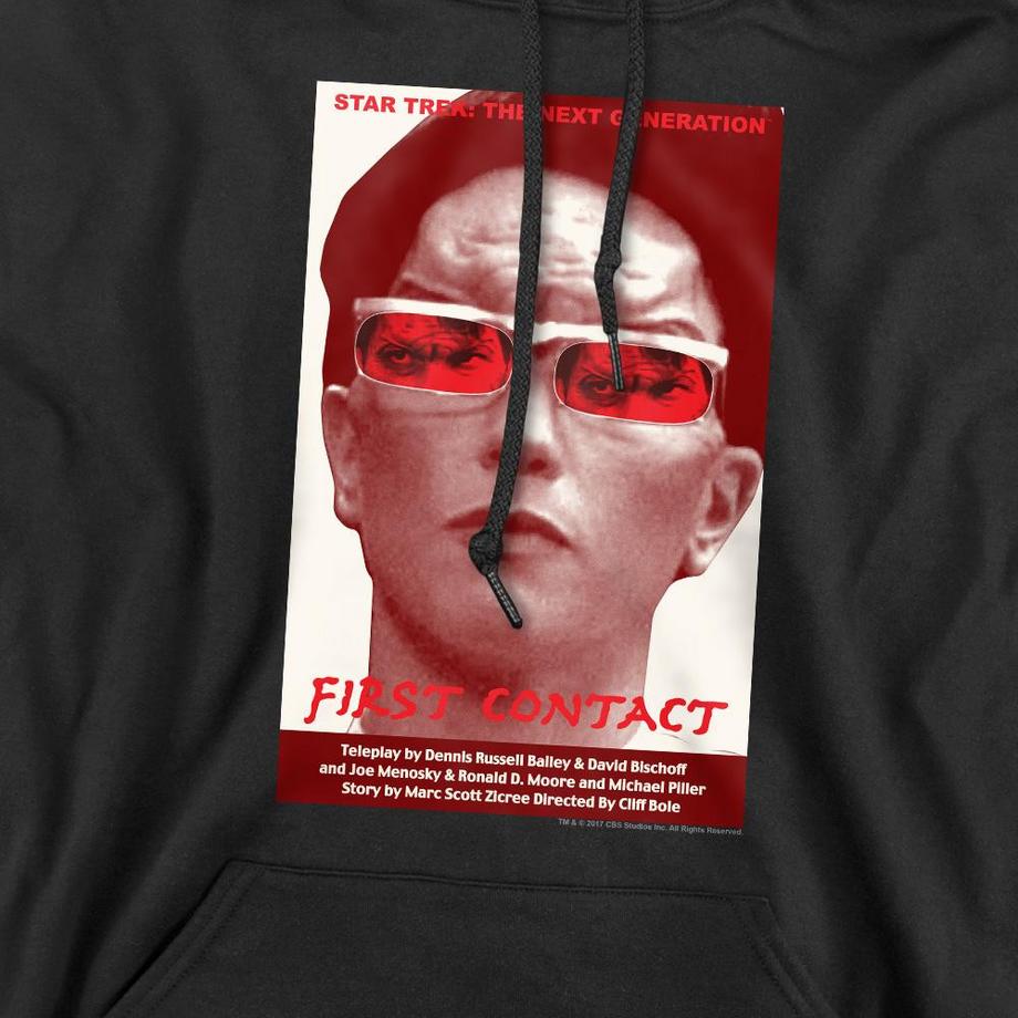 Star Trek The Next Generation Season 4 Episode 15 Felpa con cappuccio  