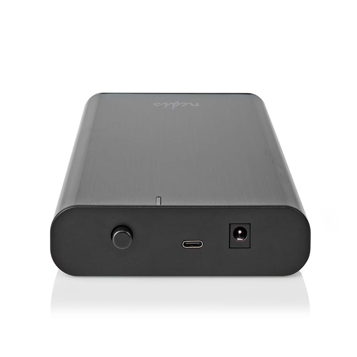 Nedis  Festplattengehäuse | 3,5 " | USB 3.1 Gen1 | USB Typ-A / USB Typ-C™ | Notebook / PC | Aluminium 