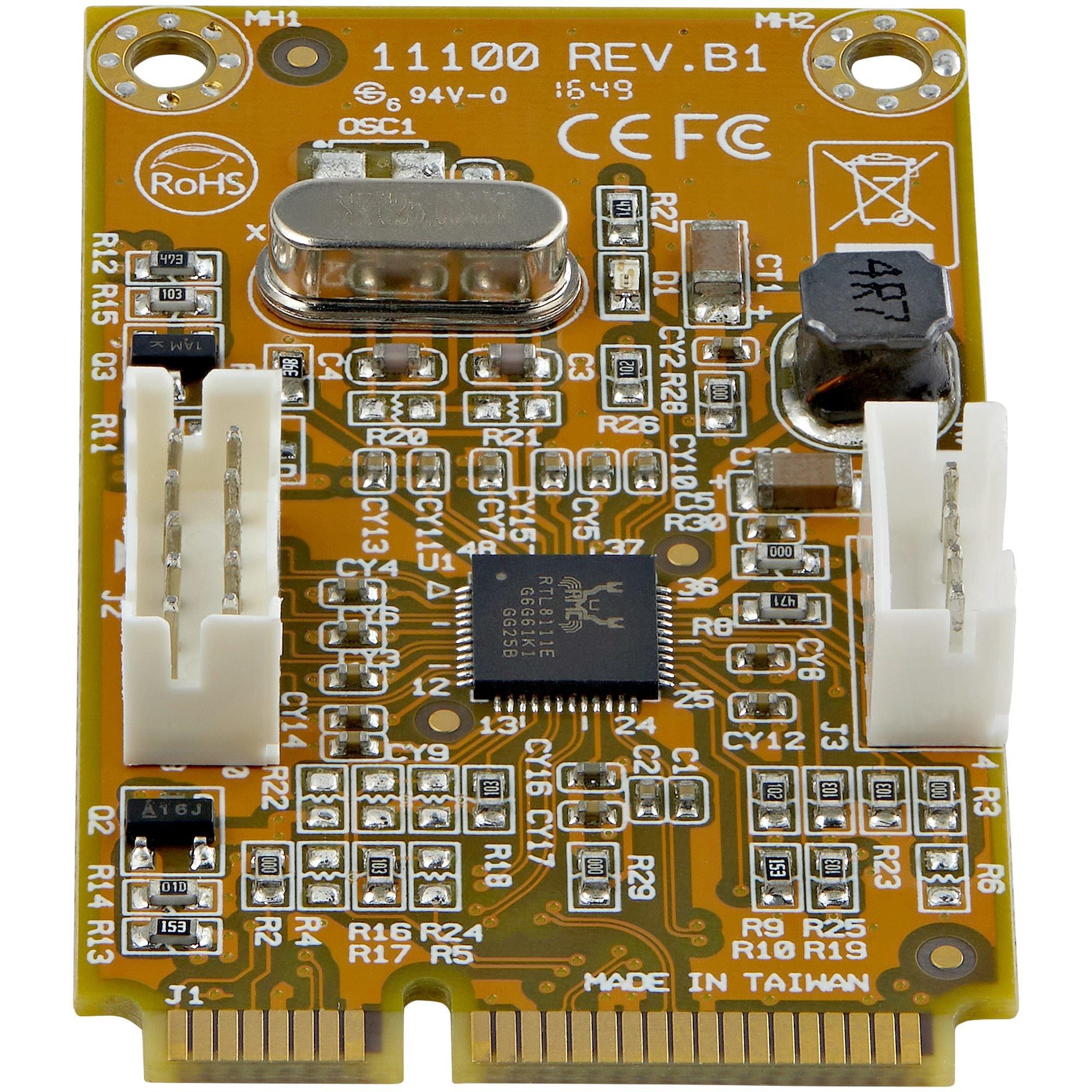 STARTECH.COM  Mini PCI Express Gigabit Ethernet Netzwerkkarte - mini PCIe NIC Lan Adapter Karte 