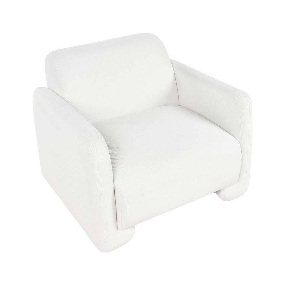 Beliani Fauteuil en Tissu Rétro SALAND  