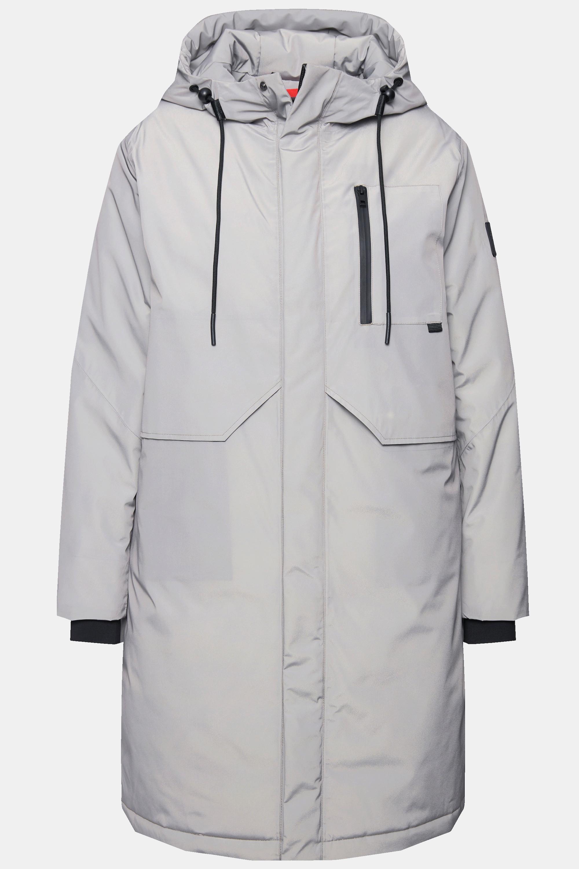 Ulla Popken  Manteau technique imperméable HYPRAR, poche zippée, matière recyclée 