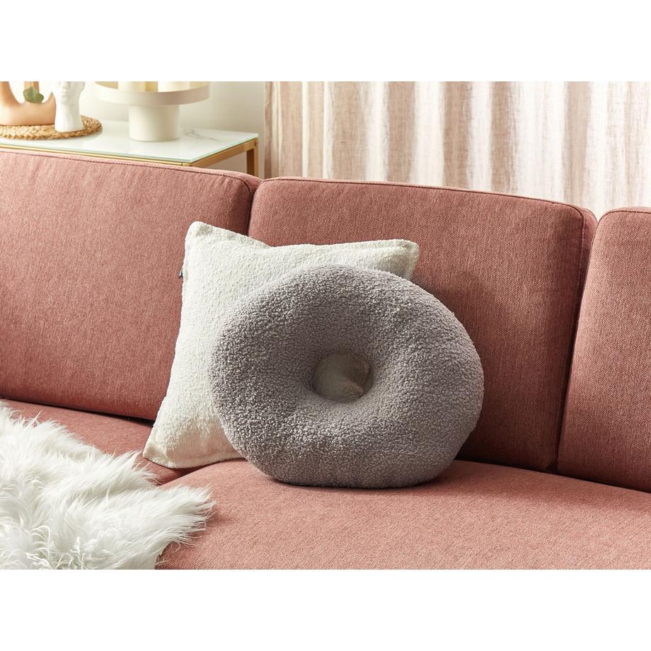 Beliani Dekokissen 2er Set aus Bouclé Modern HESPERIS  