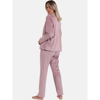 Admas Pyjama Luxury Velvet Set Sweatshirt Col Montant Pantalon  