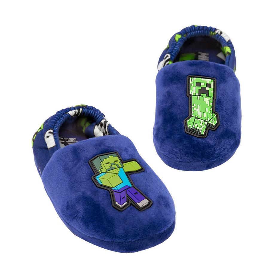 MINECRAFT  Chaussons ZOMBIE VS CREEPER Enfant 