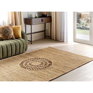 Beliani Tapis en Jute Boho BOGAZOREN  