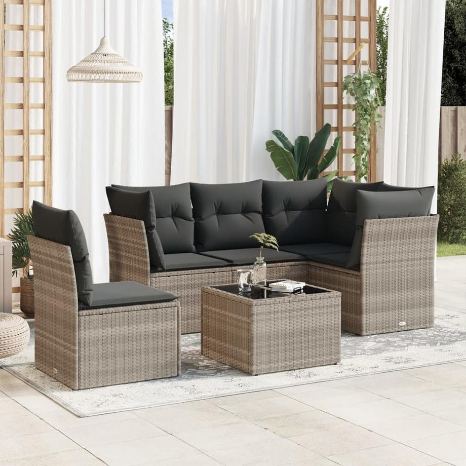 VidaXL Garten sofagarnitur poly-rattan  