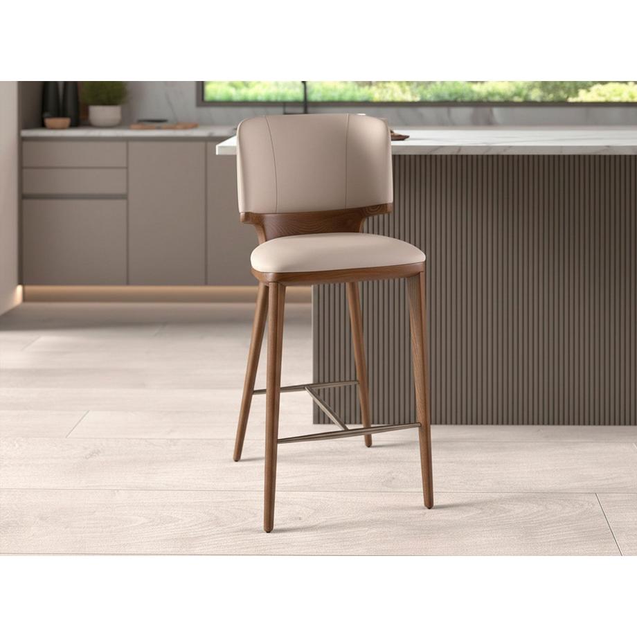 ANGEL CERDA Tabouret similicuir  