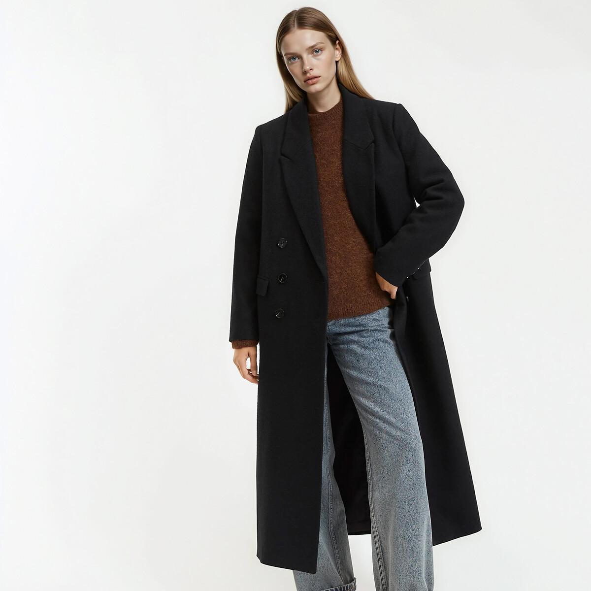 La Redoute Collections Cappotto Lungo Maxi Chiusura Bottoni  