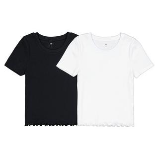 La Redoute Collections  2er-Pack gerippte T-Shirts 