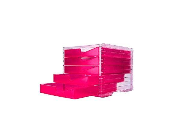 Styro STYRO styroswingboxlight NEONline 275-8430.226 neon-pink/transparent 5 Fächer  