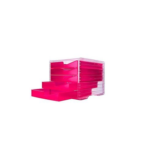 Styro STYRO styroswingboxlight NEONline 275-8430.226 neon-pink/transparent 5 Fächer  