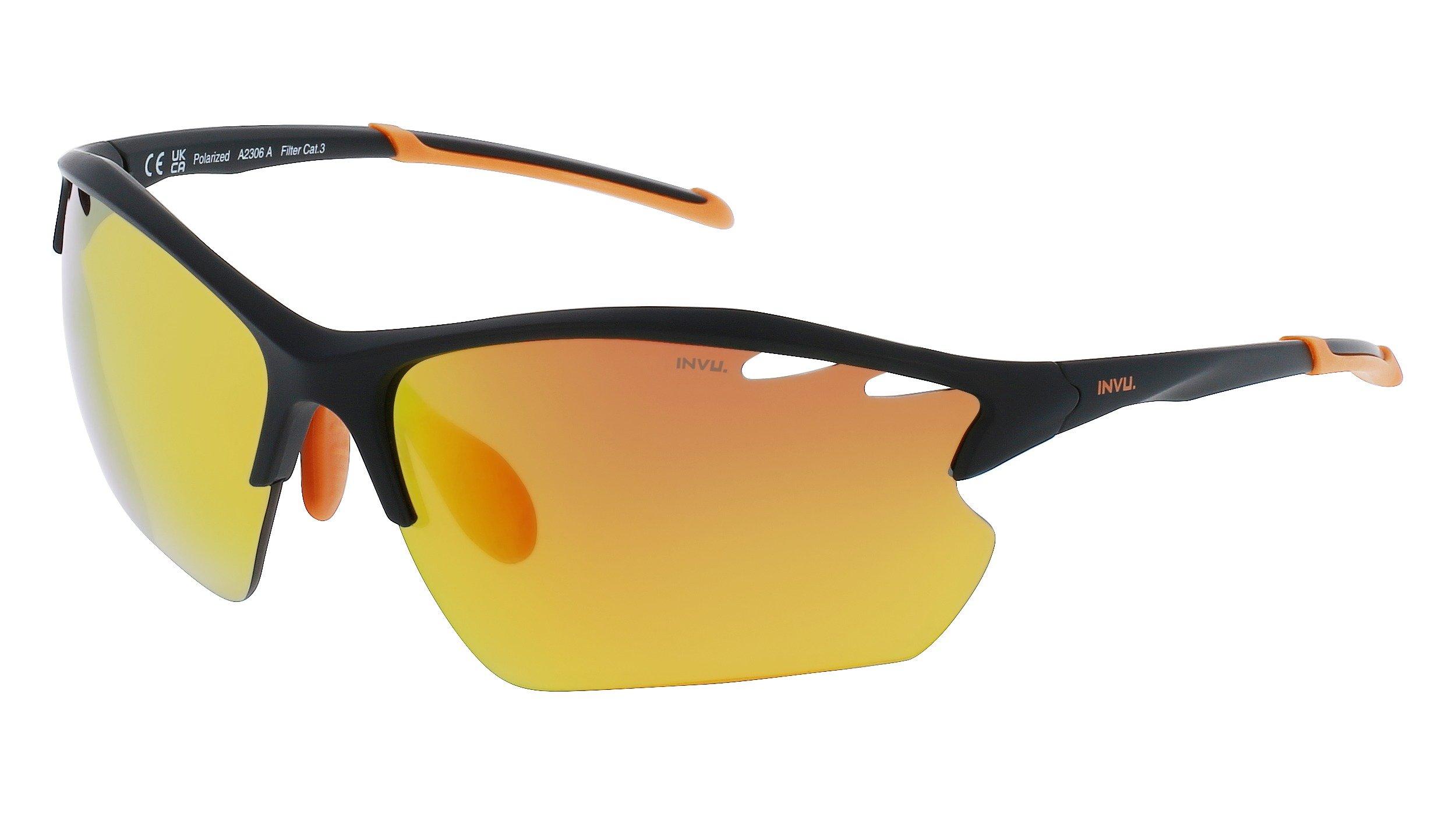 INVU  Lunettes de soleil de sport polarisées avec étui 