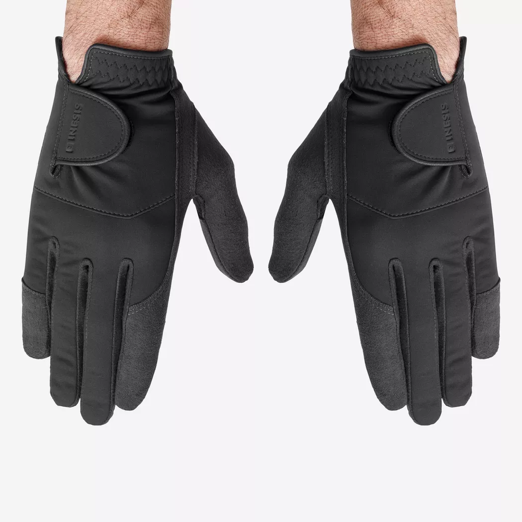 INESIS - Golfhandschuh RAIN, 52/2XL, Charcoal Black