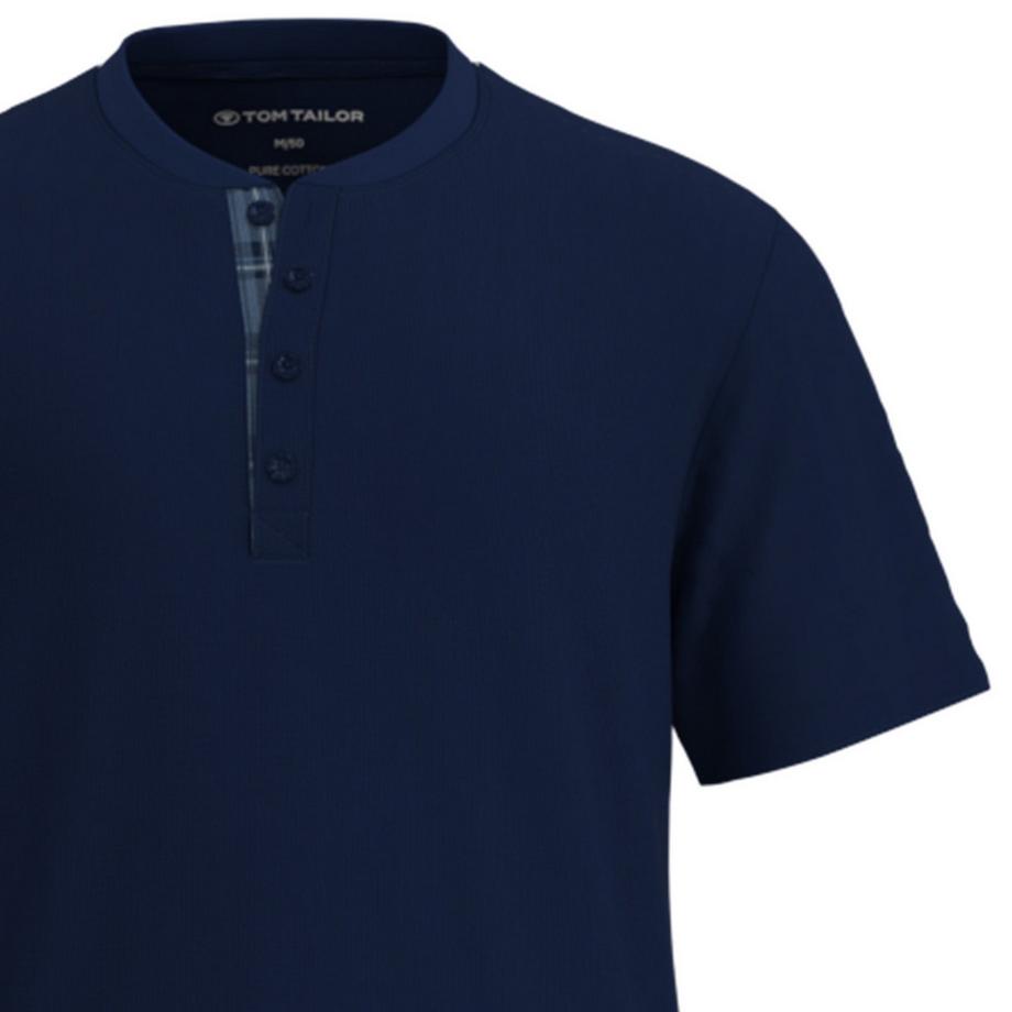 TOM TAILOR Pyjama Shorty avec 4 boutons  