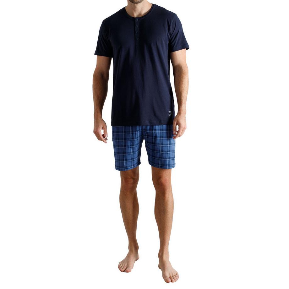 TOM TAILOR Pyjama Shorty avec 4 boutons  