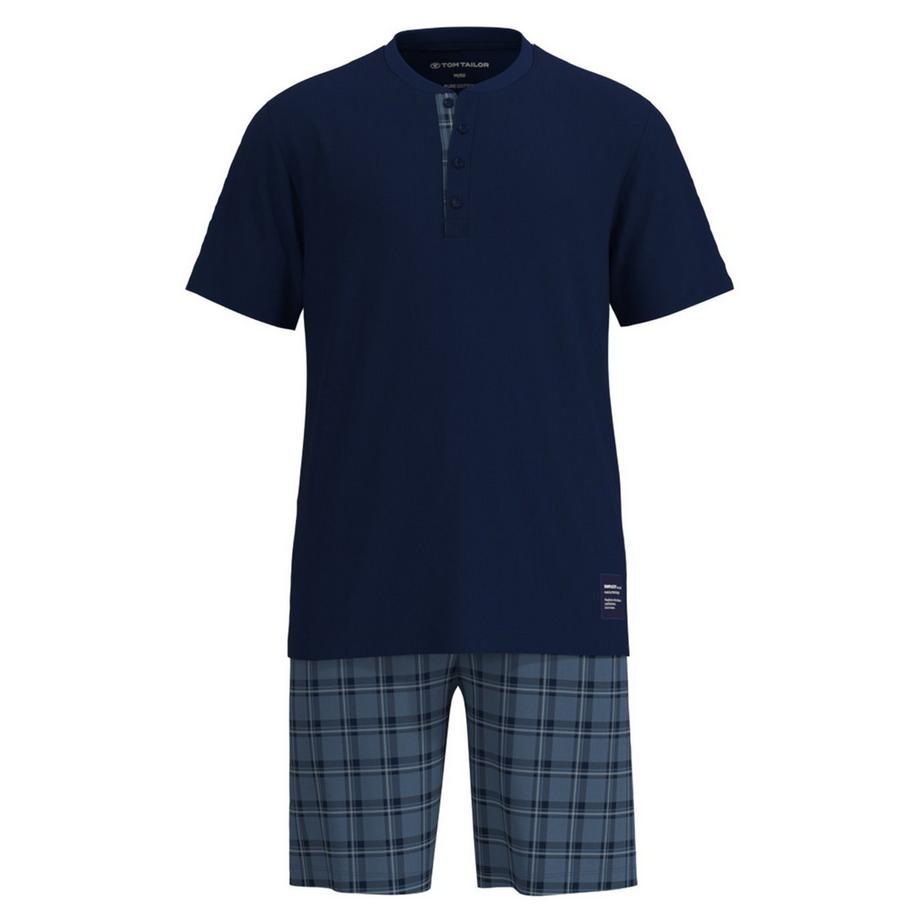 Pyjama  Confortable à porter-Shorty 4-Knopfverschluss