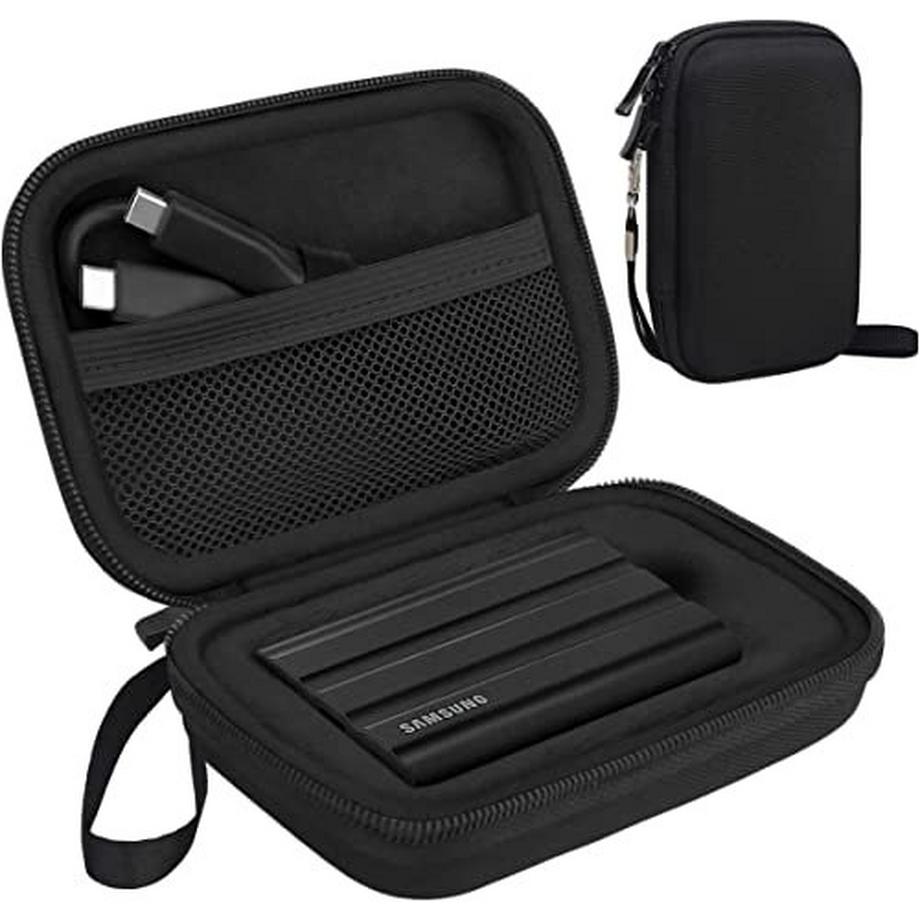 Only-bags.store  Externes Festplattengehäuse Schutzhülle für Samsung T7 Shield/Samsung T7/T7 Touch Portable SSD 