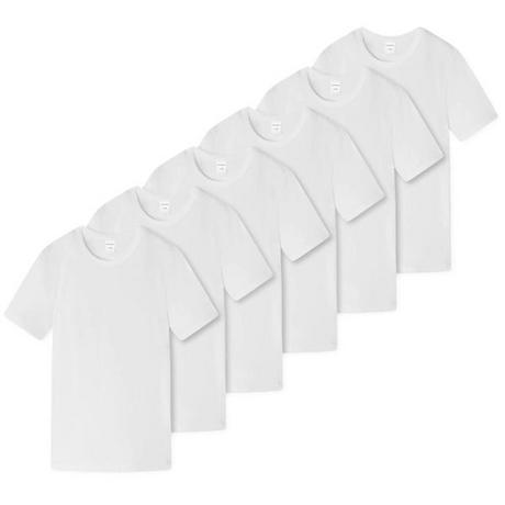 Schiesser  6er Pack Teens Boys - 95/5 Organic Cotton - T-Shirt / Unterhemd 