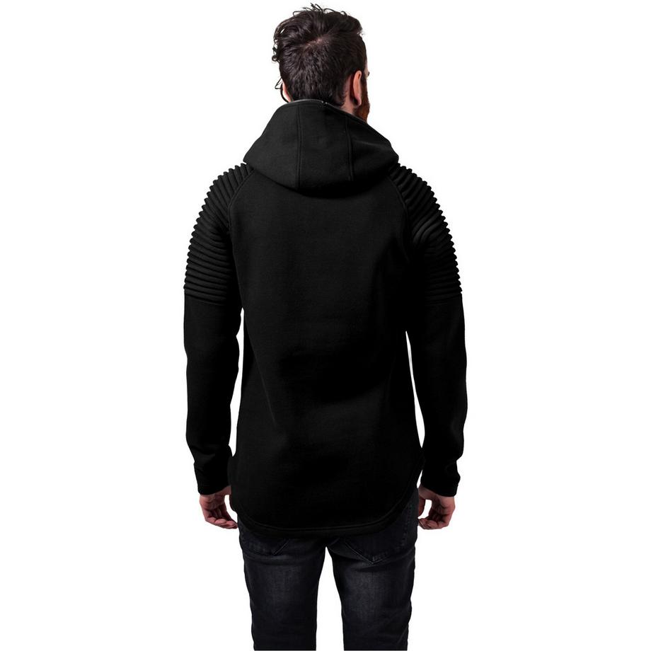 URBAN CLASSICS Pleat Sleeve Terry Kapuzenpullover  