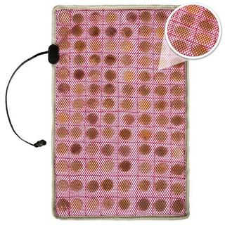 Tectake  Materassino massaggiante Shiatsu, giada riscaldante + telecomando 