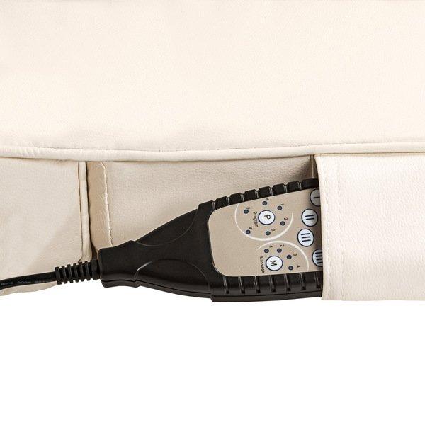 Tectake  Materassino massaggiante Shiatsu, giada riscaldante + telecomando 