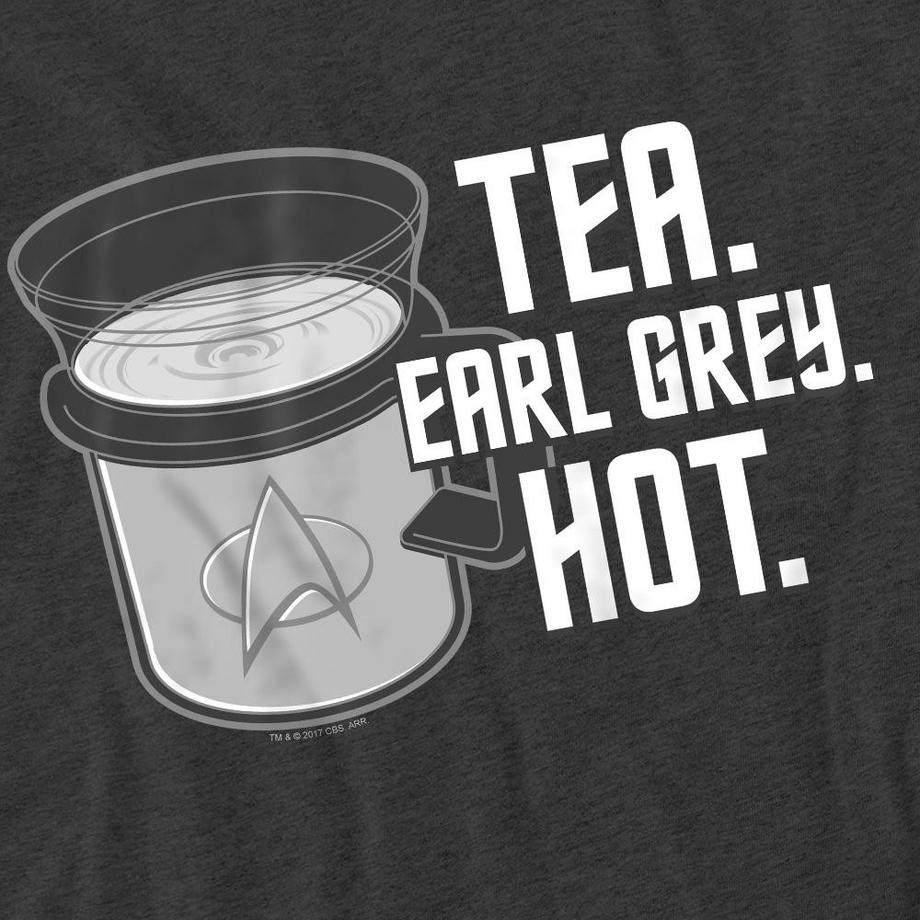 Star Trek Earl Grey Bedrucktes T-Shirt  