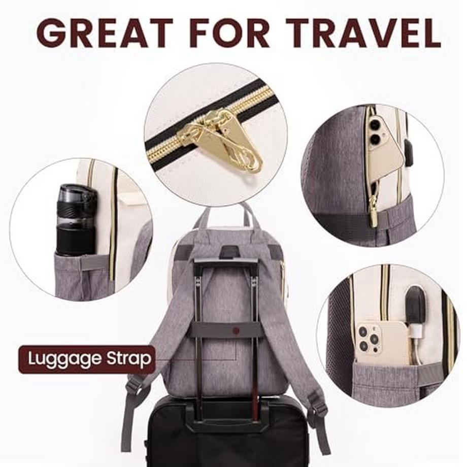 Only-bags.store Sac à dos pour ordinateur portable 15.6 pouces Sac à dos scolaire étanche antivol  