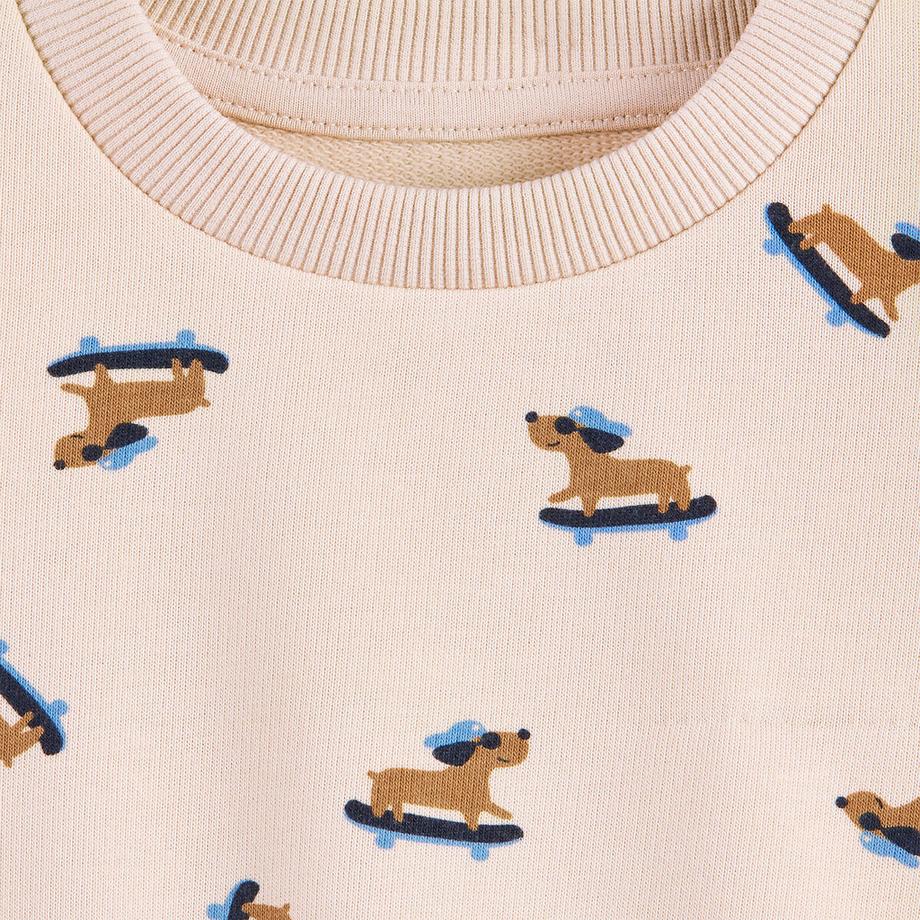 La Redoute Collections  Bedrucktes Sweatshirt mit Hunden 