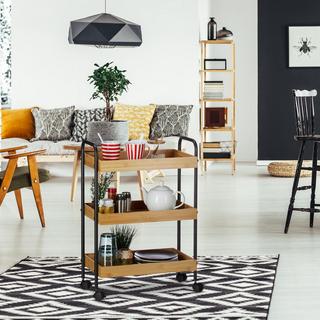 Northix Servierwagen mit 3 Ebenen  