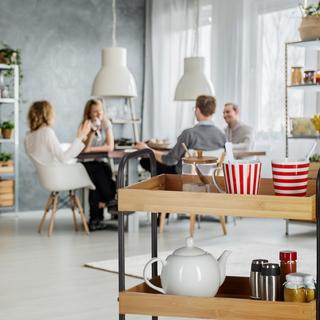 Northix Servierwagen mit 3 Ebenen  