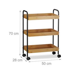 Northix Servierwagen mit 3 Ebenen  