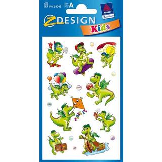 Z-DESIGN Z-DESIGN Sticker Kids 54043 Drache 3 Stück  