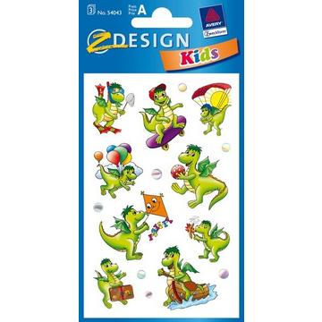 Z-DESIGN Sticker Kids 54043 Drache 3 Stück
