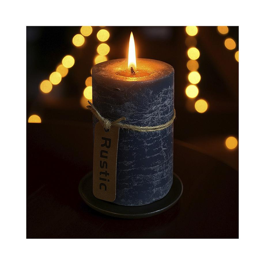 FS-STAR  Bougie Rustic pétrole 