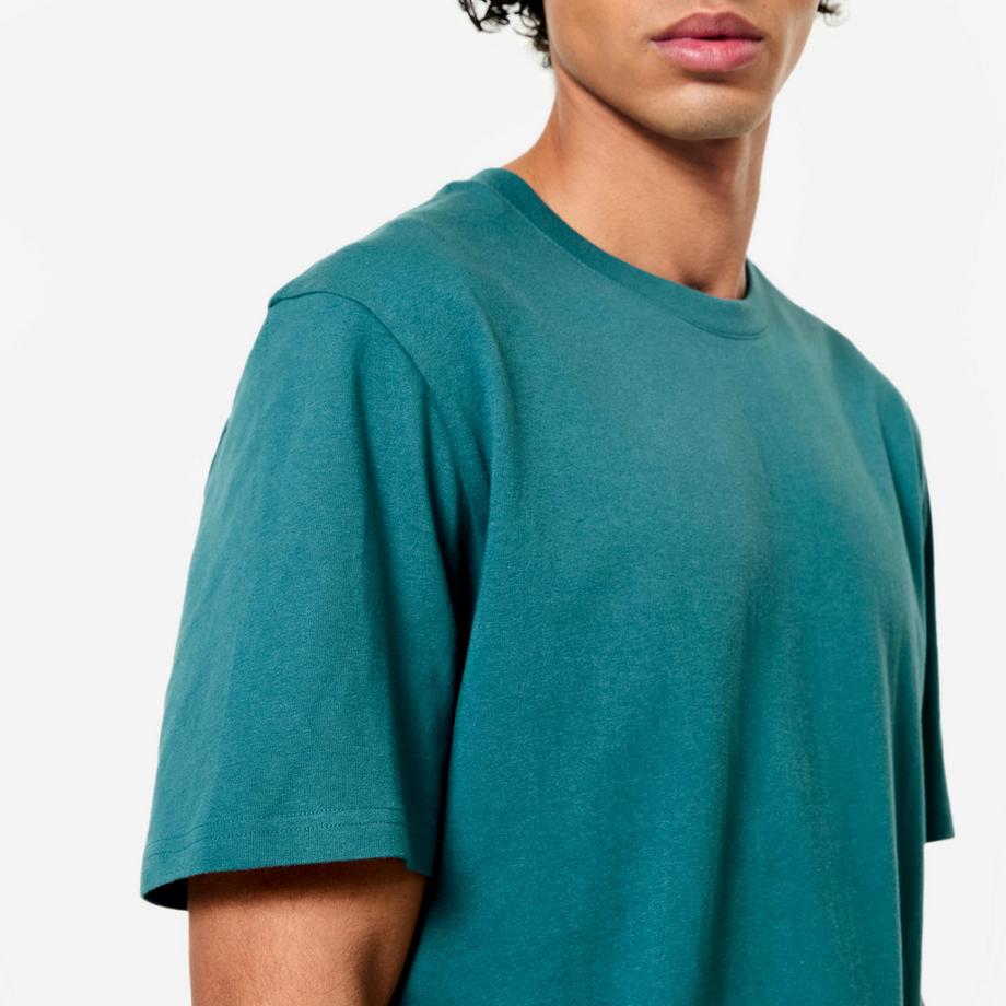 DOMYOS  Fitness T-Shirt Rundhals Baumwolle 