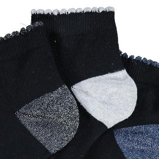 La Redoute Collections  3er-Pack Kurzsocken mit Glitzerdetails 