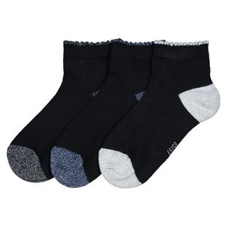 La Redoute Collections  3er-Pack Kurzsocken mit Glitzerdetails 