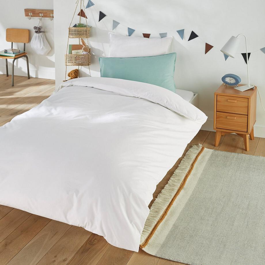 La Redoute Intérieurs Taie enfant unie percale de coton biologique  