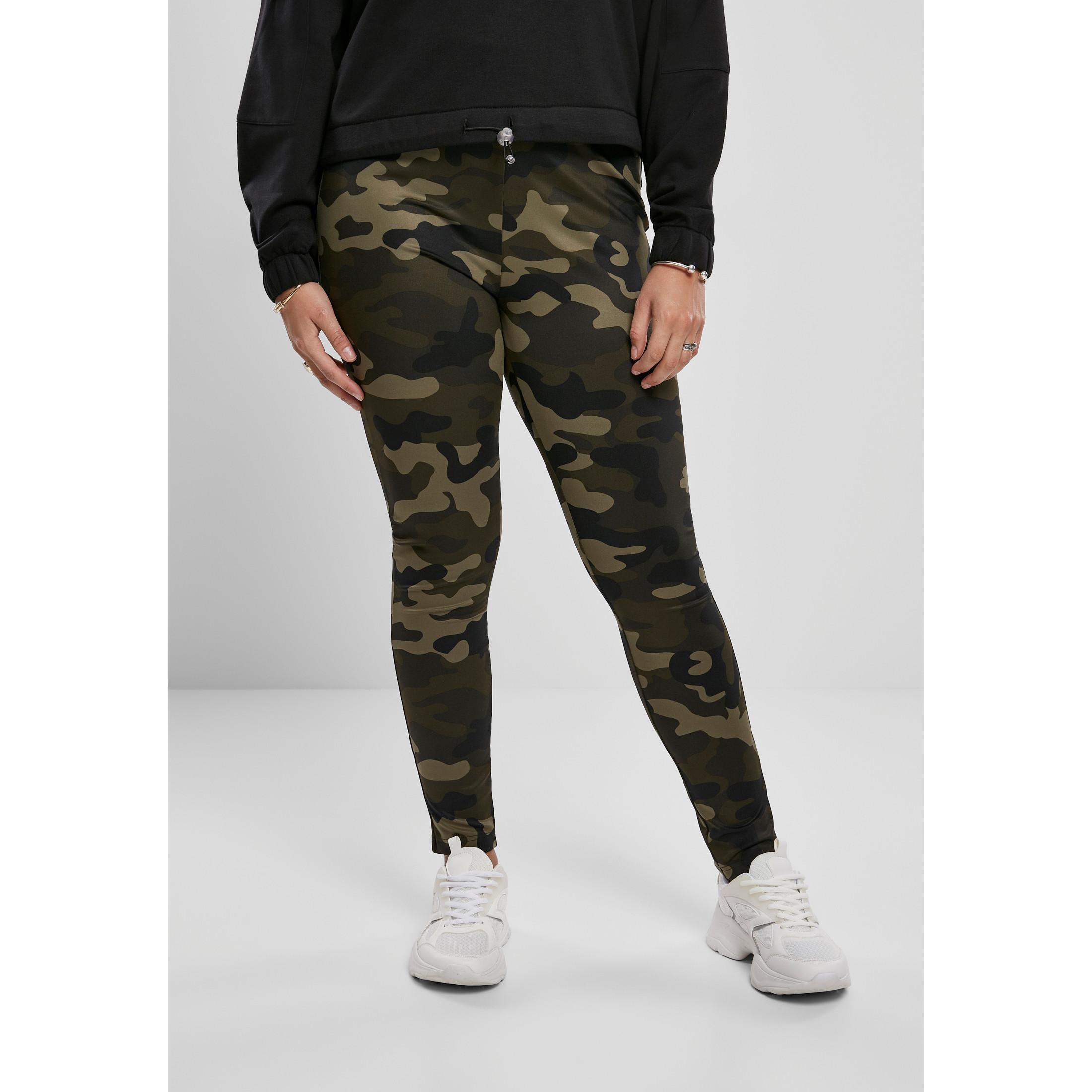 URBAN CLASSICS Leggings Camo Vita Alta  