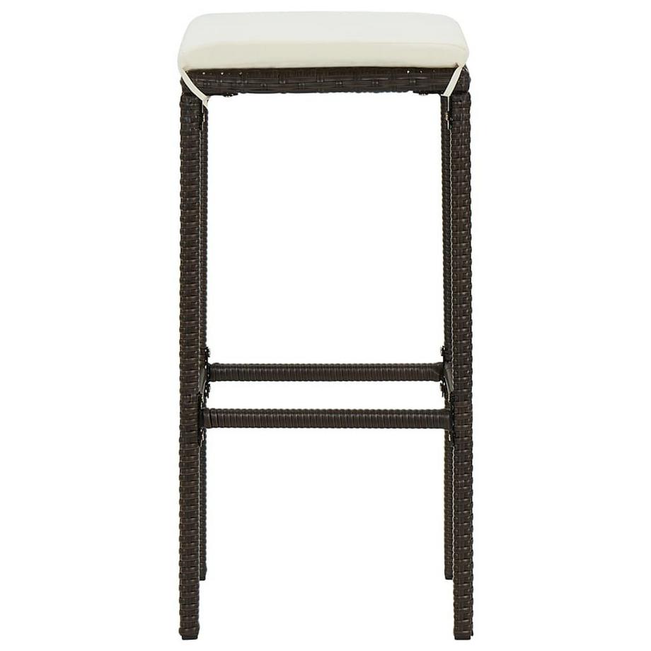 VidaXL Barstuhl poly-rattan  