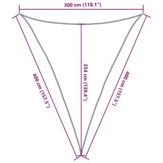 VidaXL vela parasole  