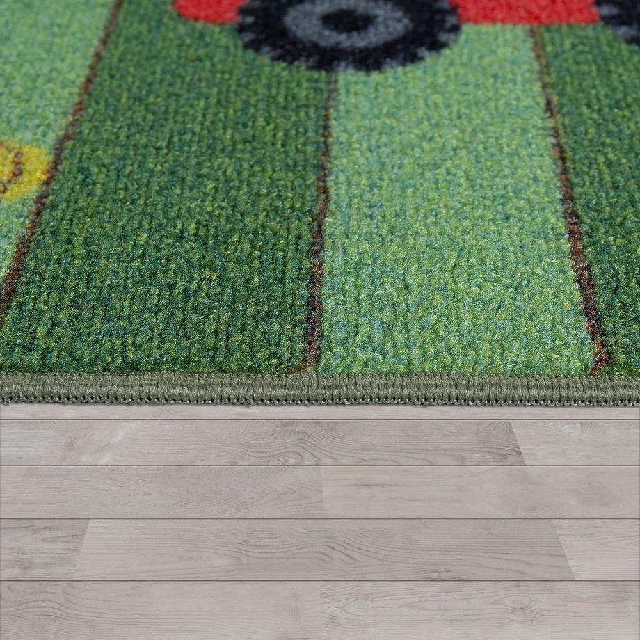 Paco Home Spielteppich Straßen Motiv Pferde  