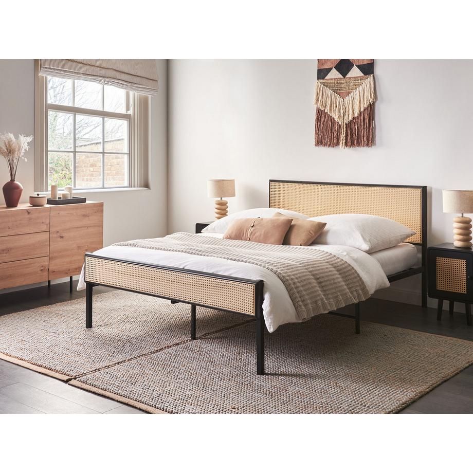 Beliani Letto en Ferro Moderno AVANTON  