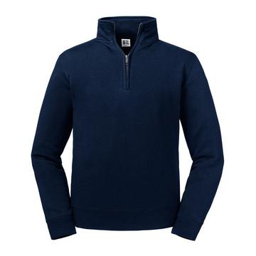 Authentische Zip Neck Sweatshirt