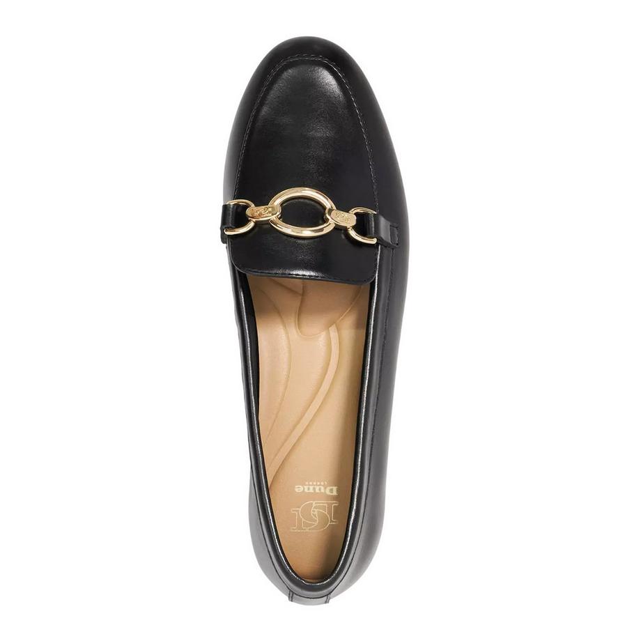 Dune London Gladia Leder Mokassins mit Trense  