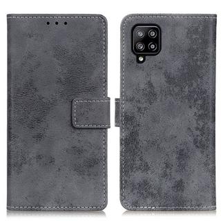 Cover-Discount  Galaxy A22 4G - Vintage Etui Wildleder Optik 