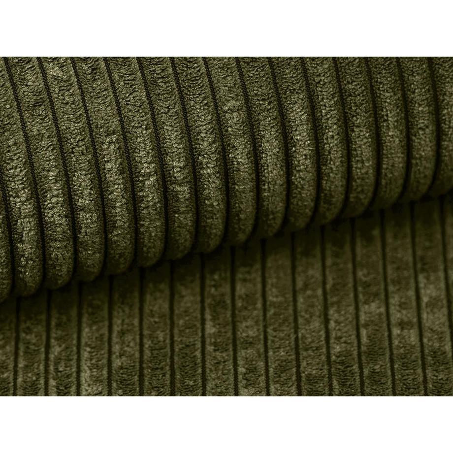 Vente-unique Hocker - Cord - Olivgrün - AMELIA  