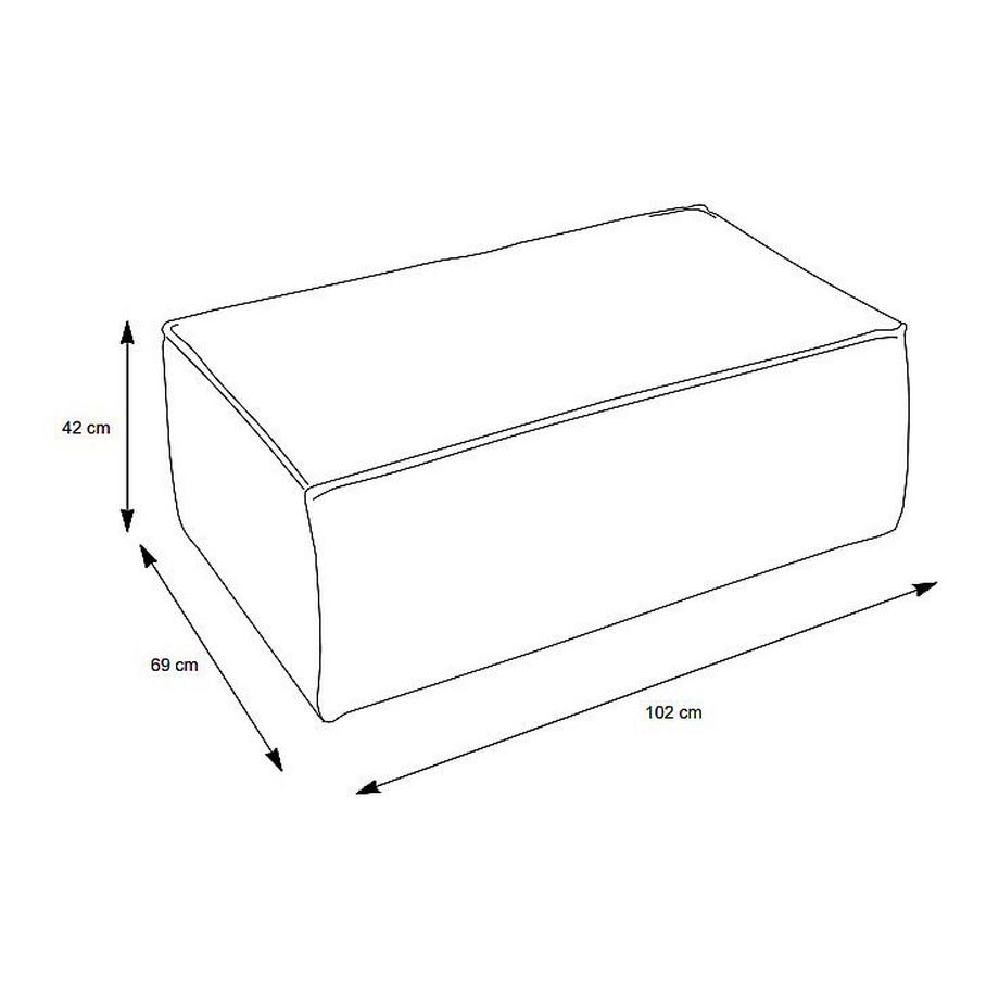 Vente-unique Hocker - Cord - Olivgrün - AMELIA  