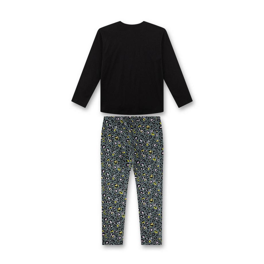 Sanetta  Pigiama Ragazze Confezione da 1 Vestibilità confortevole-Pyjama Teenager lang Queen of Everything Leo-Print 