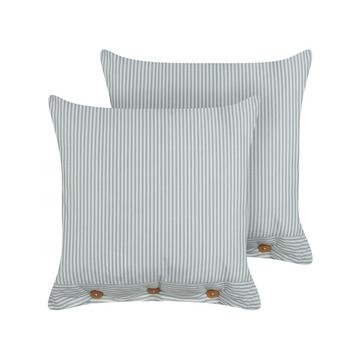 Dekokissen 2er Set aus Polyester Rustikal SEBRINE